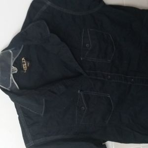 Men's short sleeve helix button down